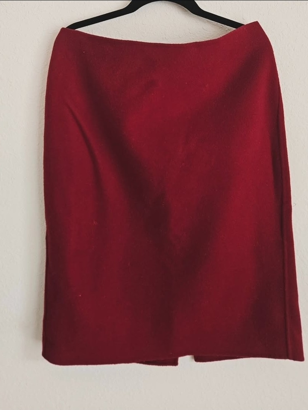 Talbots Deep Red Pencil Skirt